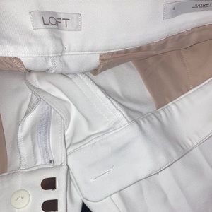 Loft White Dress Pants